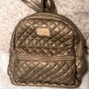 Bebe bronzed, mini backpack